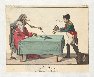 Bodleian Libraries, Le joueur, ou- Napoléon et le destin. Free illustration for personal and commercial use.