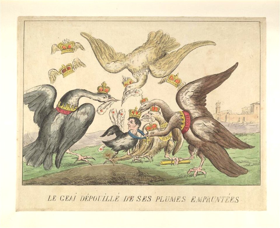 Bodleian Libraries, Le geai dépouillé ses plumes empruntés