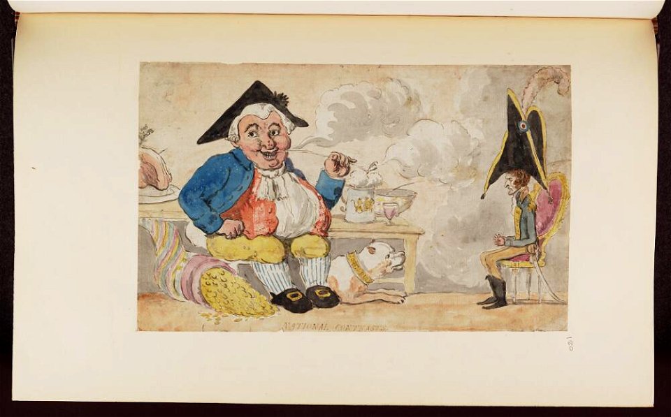 Bodleian Libraries, National contrasts- Napoleon Bonaparte premier consul s'est rendu à Notre Dame pour y entendre la Sainte Messe célébrée