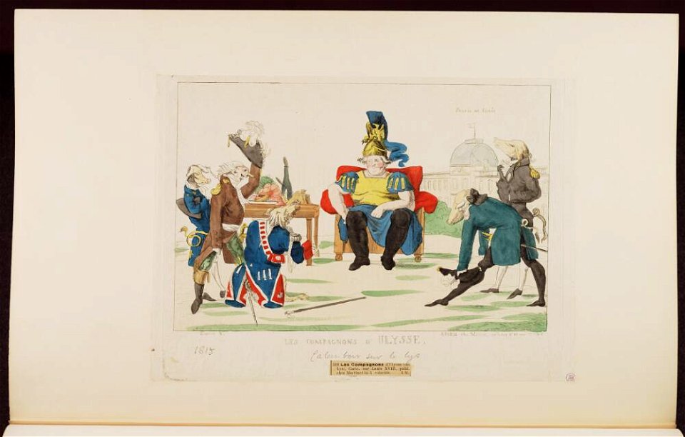 Bodleian Libraries, Les compagnons d'Ulysse- Napoleon Bonaparte premier consul s'est rendu à Notre Dame pour y entendre la Sainte Messe célé