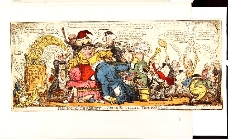 Bodleian Libraries, National phrenzy, or,- John Bull and his doctors