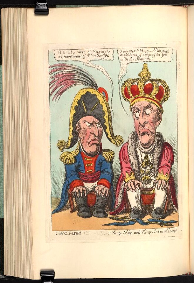 Bodleian Libraries, Long faces or- King Nap and King Joe in the dumps
