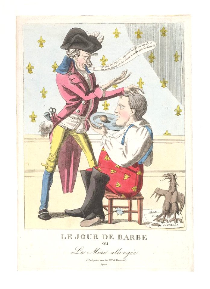 Bodleian Libraries, Le jour de barbe ou- La mine allongée
