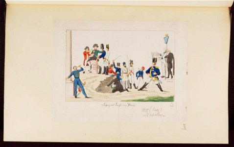 Bodleian Libraries, Scherz und Ernst aus Paris- Napoleon Bonaparte premier consul s'est rendu à Notre Dame pour y entendre la Sainte Messe c