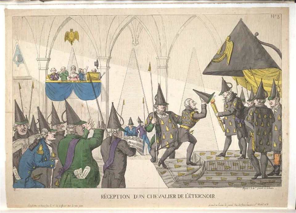 Bodleian Libraries, Réception d'un chevalier de l'éteignoir