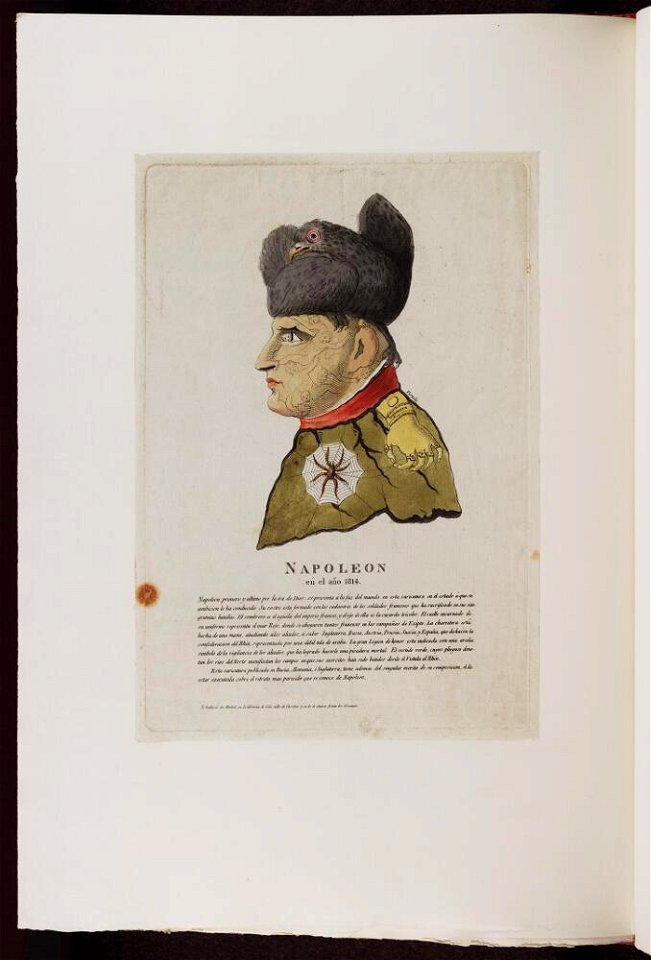 Bodleian Libraries, Napoleon en el año 1814