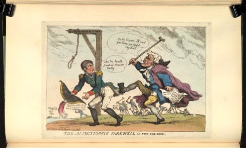 Bodleian Libraries, The affectionate farewell or- kick for kick