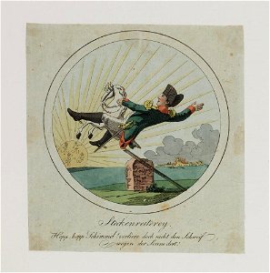 Bodleian Libraries, Steckenreiterey- Hopp, hopp, Schimmel verliere doch nicht den Schweif wegen der Sonne dort
