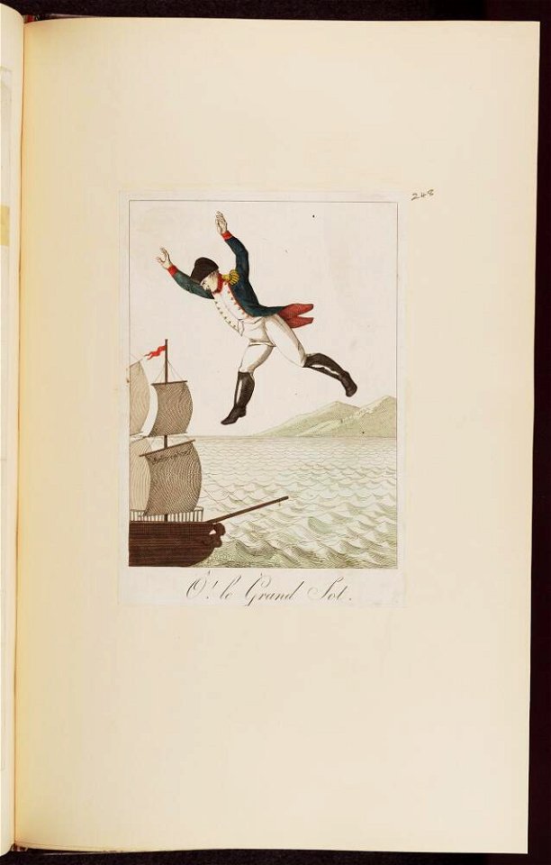 Bodleian Libraries, O le grand sot- Napoleon Bonaparte premier consul s'est rendu à Notre Dame pour y entendre la Sainte Messe célébrée par