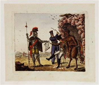 Bodleian Libraries, Napoleon in hell- Napoleon Bonaparte premier consul s'est rendu à Notre Dame pour y entendre la Sainte Messe célébrée pa