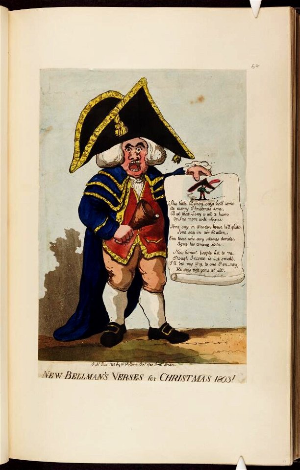 Bodleian Libraries, New Bellman's verses for Christmas 1803