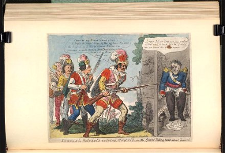 Bodleian Libraries, Spanish patriots entring Madrid or- the Grand Duke of Bergs retreat dicovered