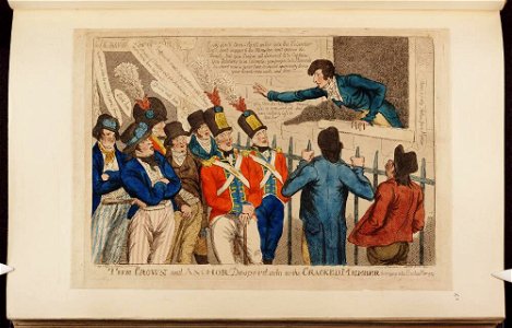 Bodleian Libraries, The Crown and Anchor despar(d)ado or- the cracked member belonging to the Bedlam Rangers