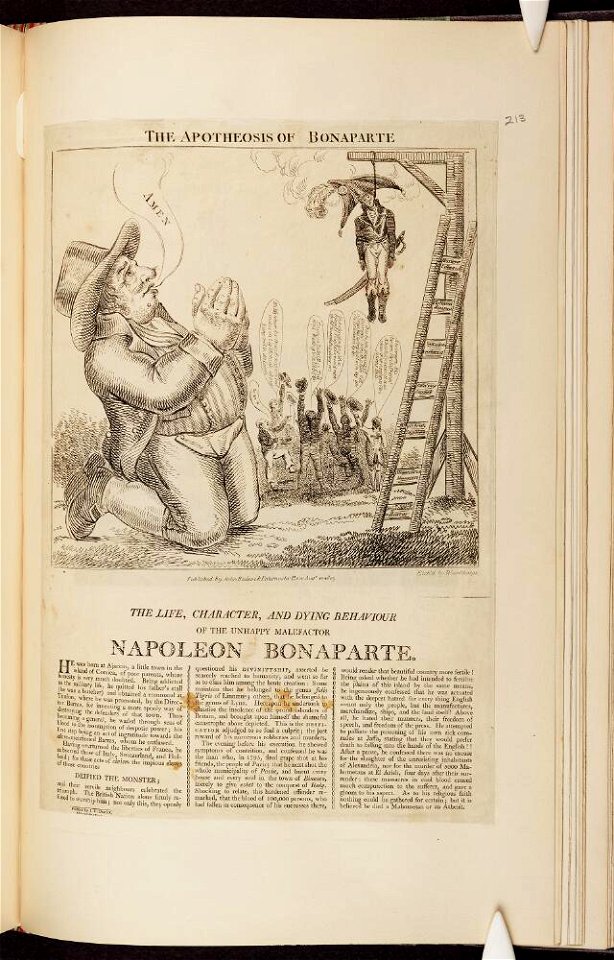 Bodleian Libraries, The apotheosis of Bonaparte