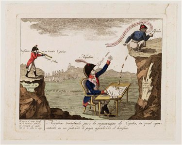 Bodleian Libraries, Napoleon trabajando para la regeneration de España- Napoleon Bonaparte premier consul s'est rendu à Notre Dame pour y en