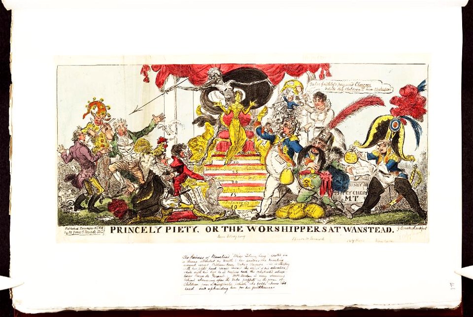 Bodleian Libraries, Princely piety, or- the worshippers at Wanstead
