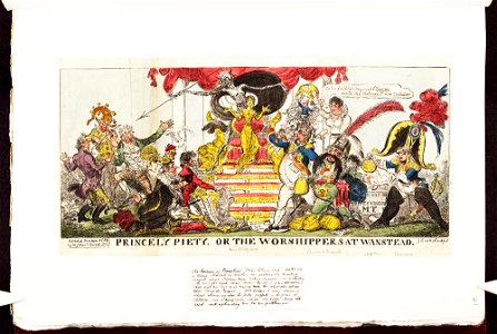 Bodleian Libraries, Princely piety, or- the worshippers at Wanstead