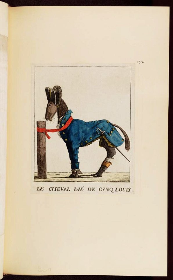 Bodleian Libraries, Le cheval lié de cinq Louis- Napoleon Bonaparte premier consul s'est rendu à Notre Dame pour y entendre la Sainte Messe