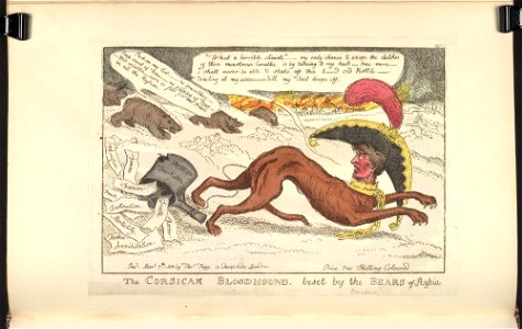 Bodleian Libraries, The Corsican bloodhound, beset by the bears of Russia