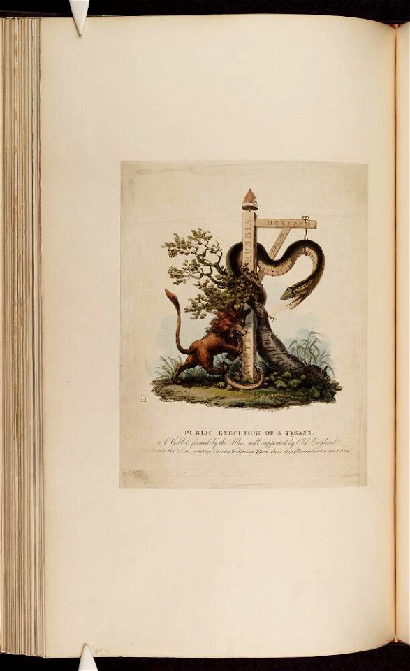 Bodleian Libraries, Public execution of a tyrant