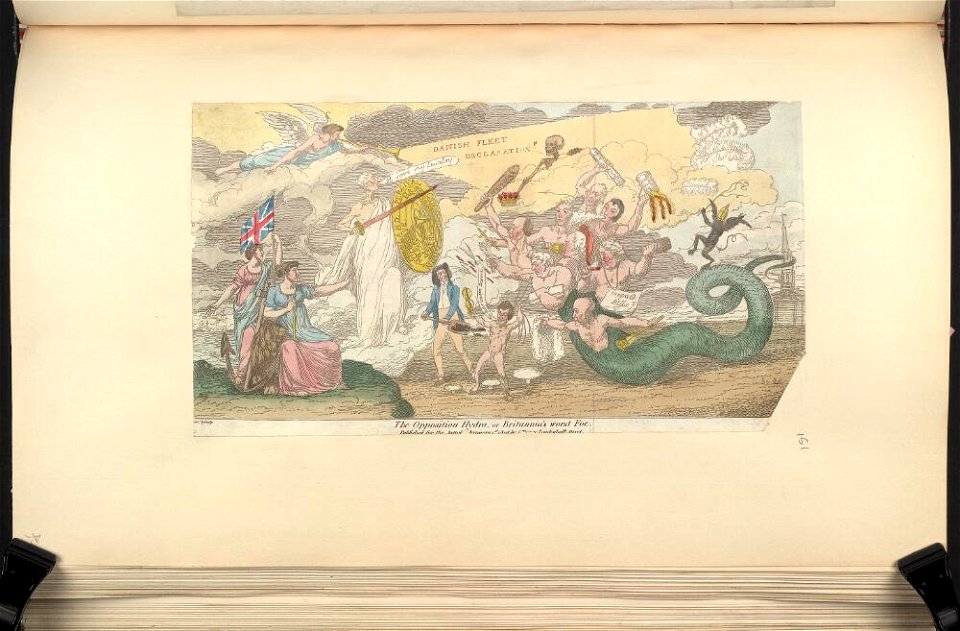 Bodleian Libraries, The opposition hydra, or- Britannia's worst foe