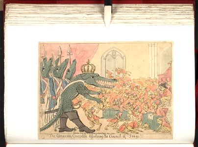 Bodleian Libraries, The Corsican crocodile dissolving the council of frogs