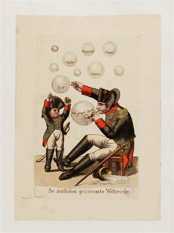 Bodleian Libraries, So zerstieben getraeumte Weltreiche- Napoleon Bonaparte premier consul s'est rendu à Notre Dame pour y entendre la Saint
