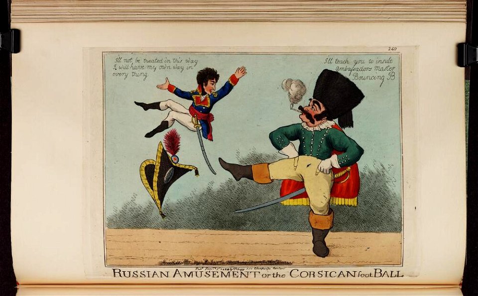 Bodleian Libraries, Russian amusement or the Corsican foot ball