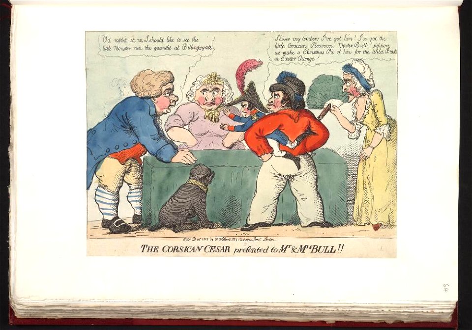Bodleian Libraries, The Corsican Cesar presented to Mr Mrs Bull
