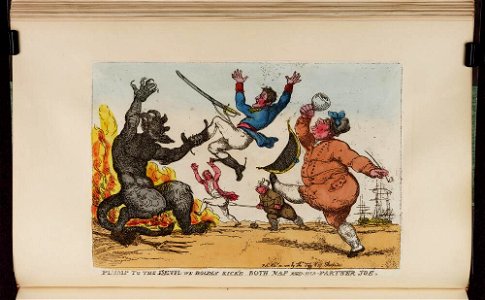 Bodleian Libraries, Plump to the devil we boldly kick'd both Nap and his partner Joe