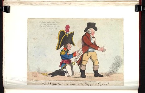 Bodleian Libraries, The departure, a scene in the beggar's opera