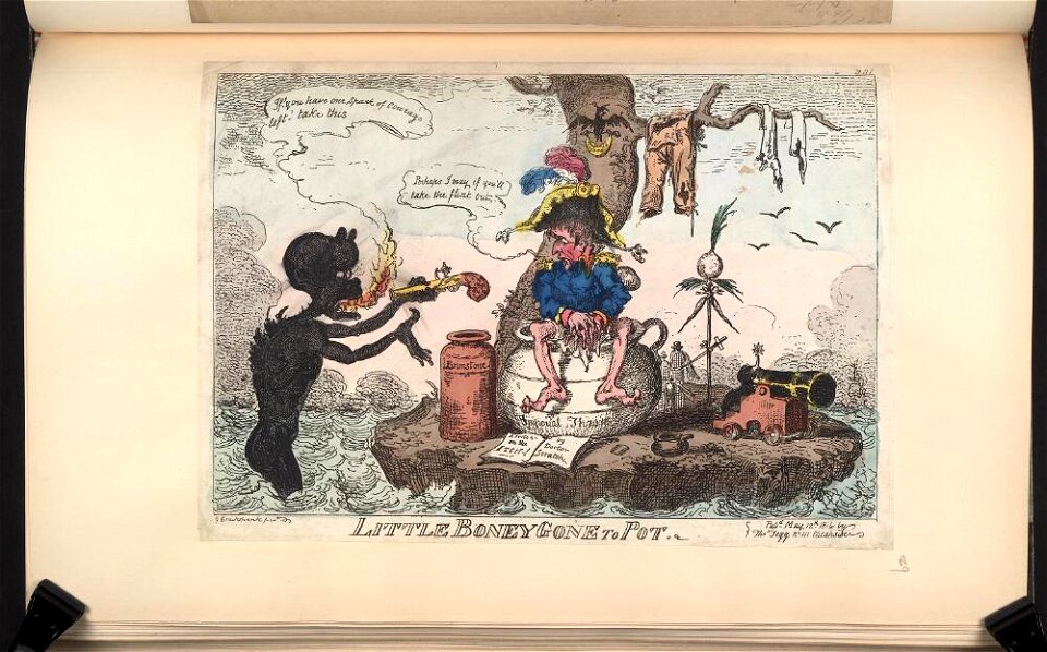 Bodleian Libraries, Little Boney gone to pot
