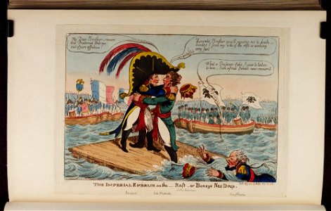 Bodleian Libraries, The imperial embrace on the raft or- Boneys new drop