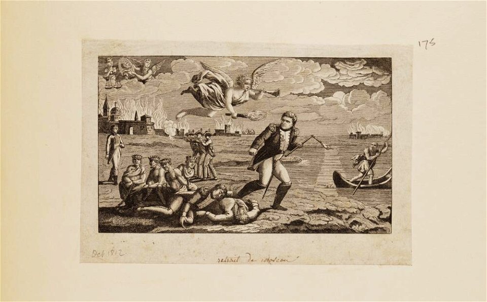 Bodleian Libraries, retrait de moscou- Napoleon Bonaparte premier consul s'est rendu à Notre Dame pour y entendre la Sainte Messe célébrée p