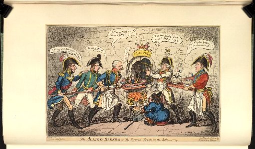 Bodleian Libraries, The allied bakers or- the Corsican toad in the hole
