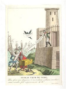 Bodleian Libraries, Nicolas coeur de tigre,- pièce féerie avec changemens à vue, évolutions militaires, marches, contremarches, fuite, empri