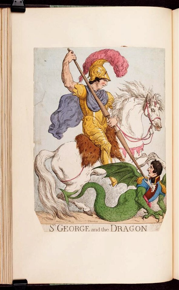 Bodleian Libraries, St George and the dragon