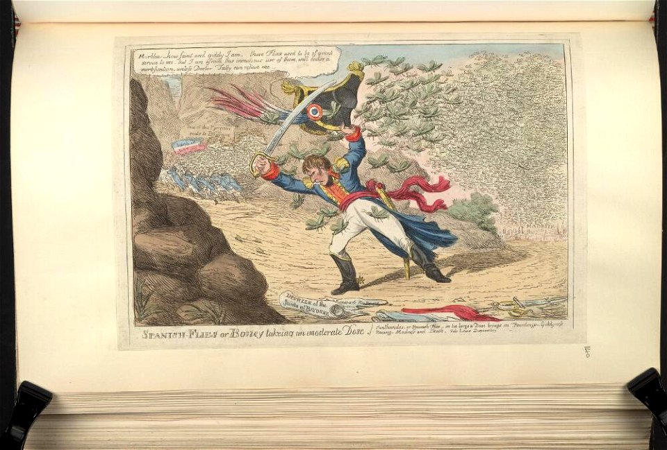 Bodleian Libraries, Spanish flies or Boney takeing an imoderate dose