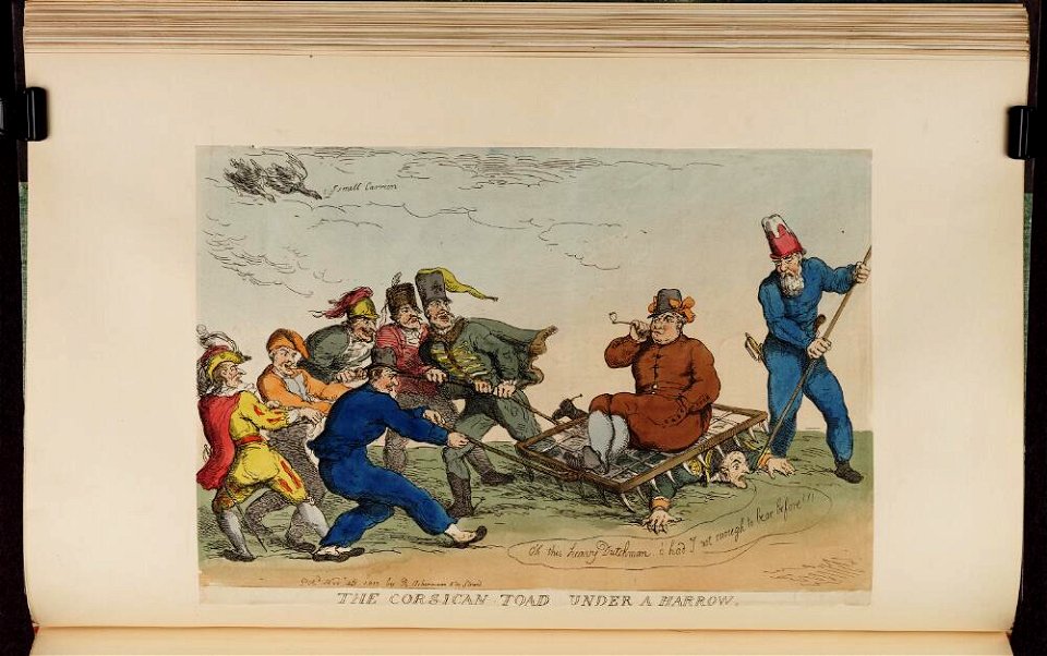 Bodleian Libraries, The Corsican toad under a harrow
