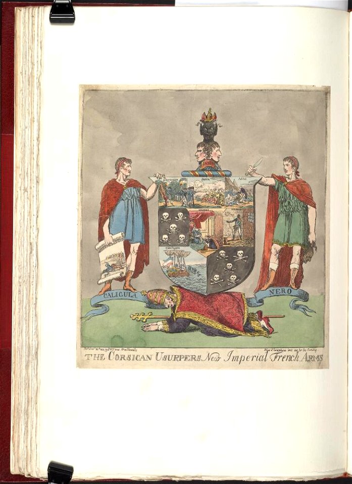 Bodleian Libraries, The Corsican usurpers new imperial French arms