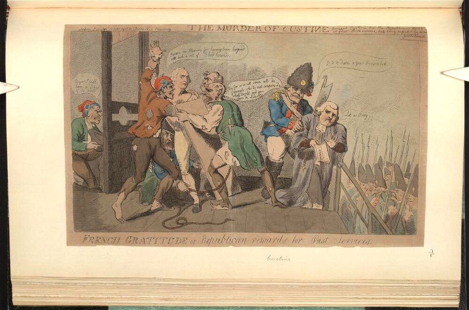 Bodleian Libraries, The murder of Custine- French gratitude or republican rewards for past services