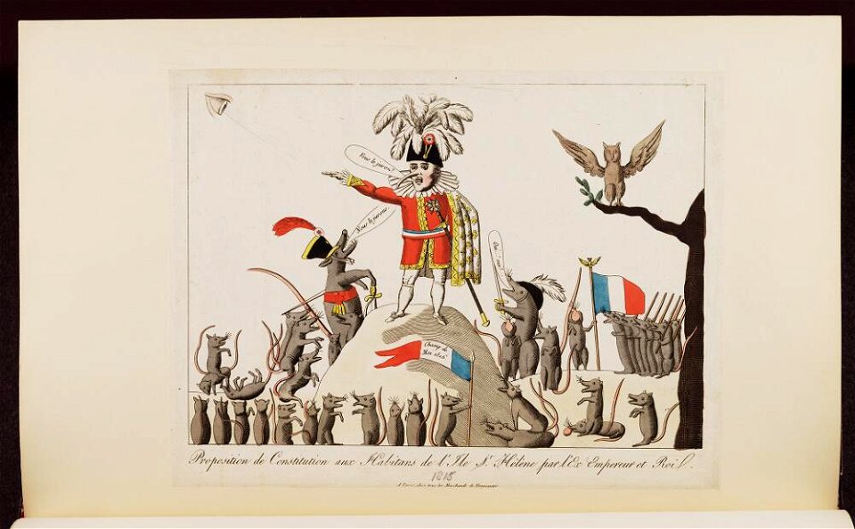 Bodleian Libraries, Proposition de constitution aux habitans de l'Ile St Hélène par l'Ex Empereur et Roi- Napoleon Bonaparte premier consul