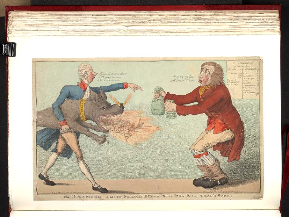 Bodleian Libraries, The strategem alias the French bugabo or- Iohn Bull turn'd scrub