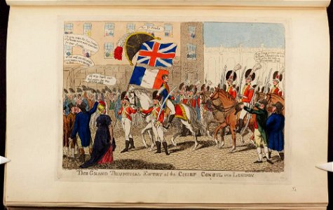 Bodleian Libraries, The grand triumphal entry of the Chief Consul into London