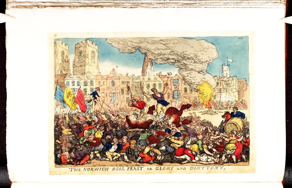 Bodleian Libraries, The Norwich bull feast or- glory and gluttony