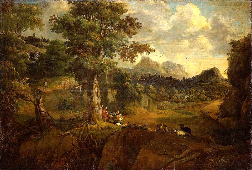 Friedrich Wilhelm Boehme - Southern Landscape - NG.M.00152 - National Museum of Art, Architecture and Design