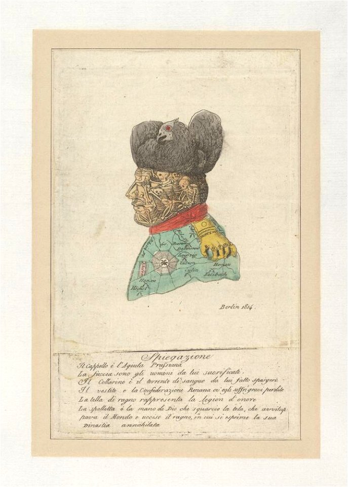 Bodleian Libraries, Triumph of the year 1813- German and Italian