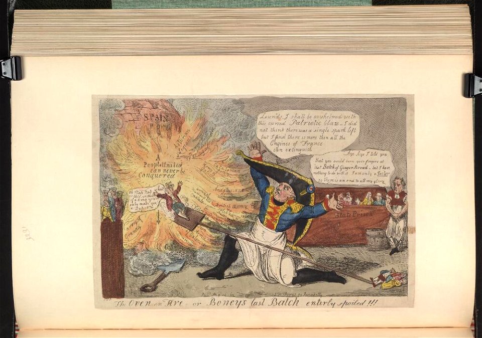 Bodleian Libraries, The oven on fire, or- Boneys last batch entirly spoiled