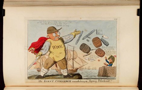 Bodleian Libraries, The giant commerce overwhelming the pigmy blockade
