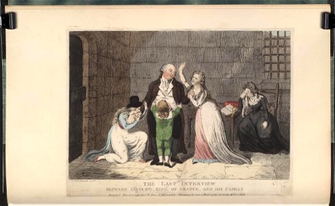 Bodleian Libraries, The last interview between Louis XVI, King of France, and his family